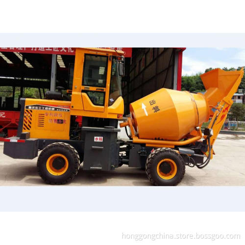 Mobile Self-loading Concrete Mixer